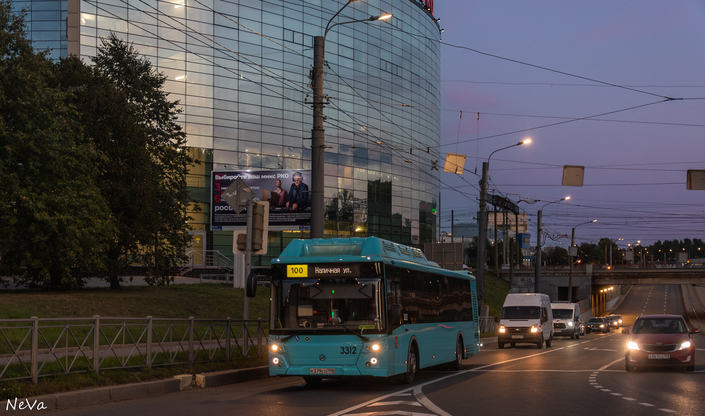 Санкт-Петербург, ЛиАЗ-5292.67 (CNG) № 3312