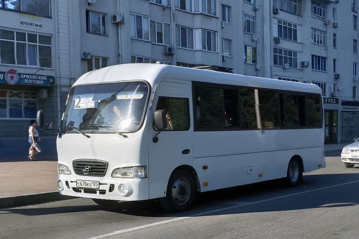 Краснодарский край, Hyundai County LWB C09 (ТагАЗ) № С 670 КО 123