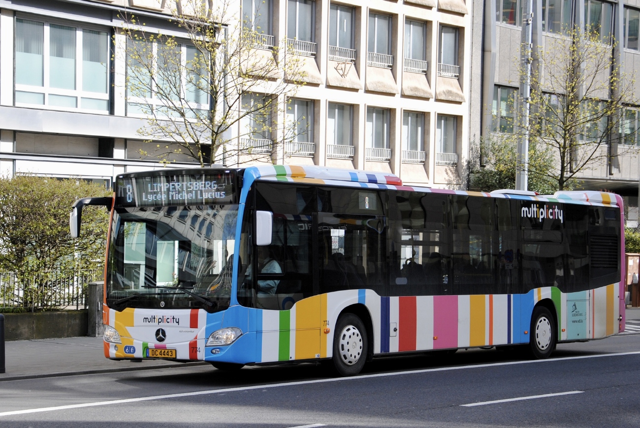 Люксембург, Mercedes-Benz Citaro C2 hybrid № 774