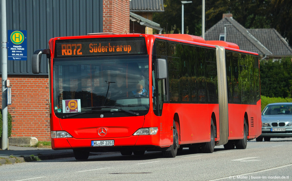 Lower Saxony, Mercedes-Benz O530G Citaro facelift G № WL-BF 2203