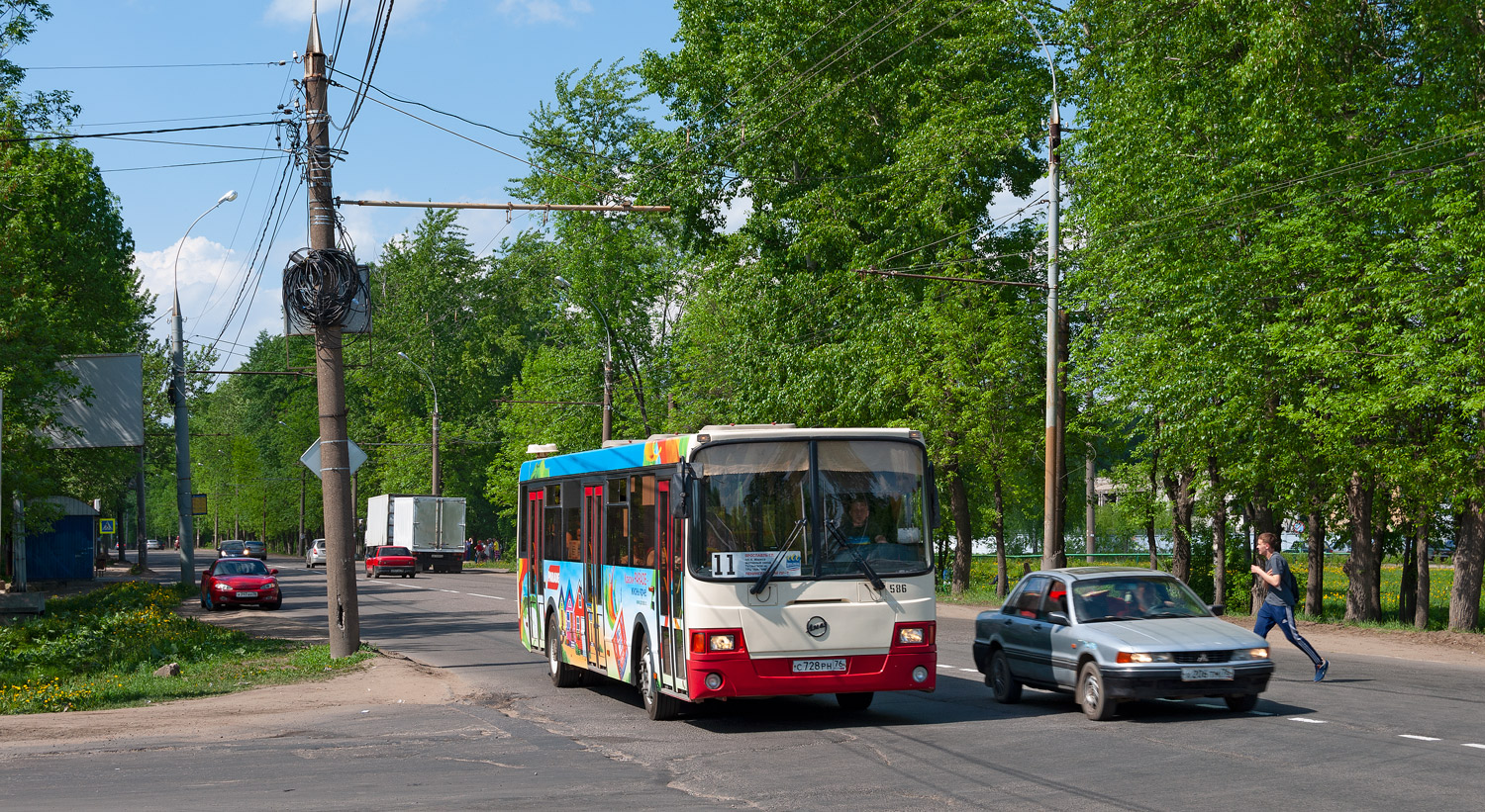 Ярославская область, ЛиАЗ-5256.53 № 586