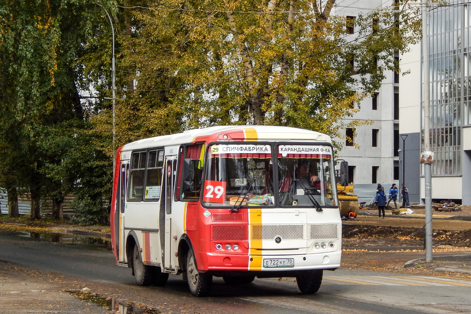 Томская область, ПАЗ-32054 № Е 722 КЕ 70