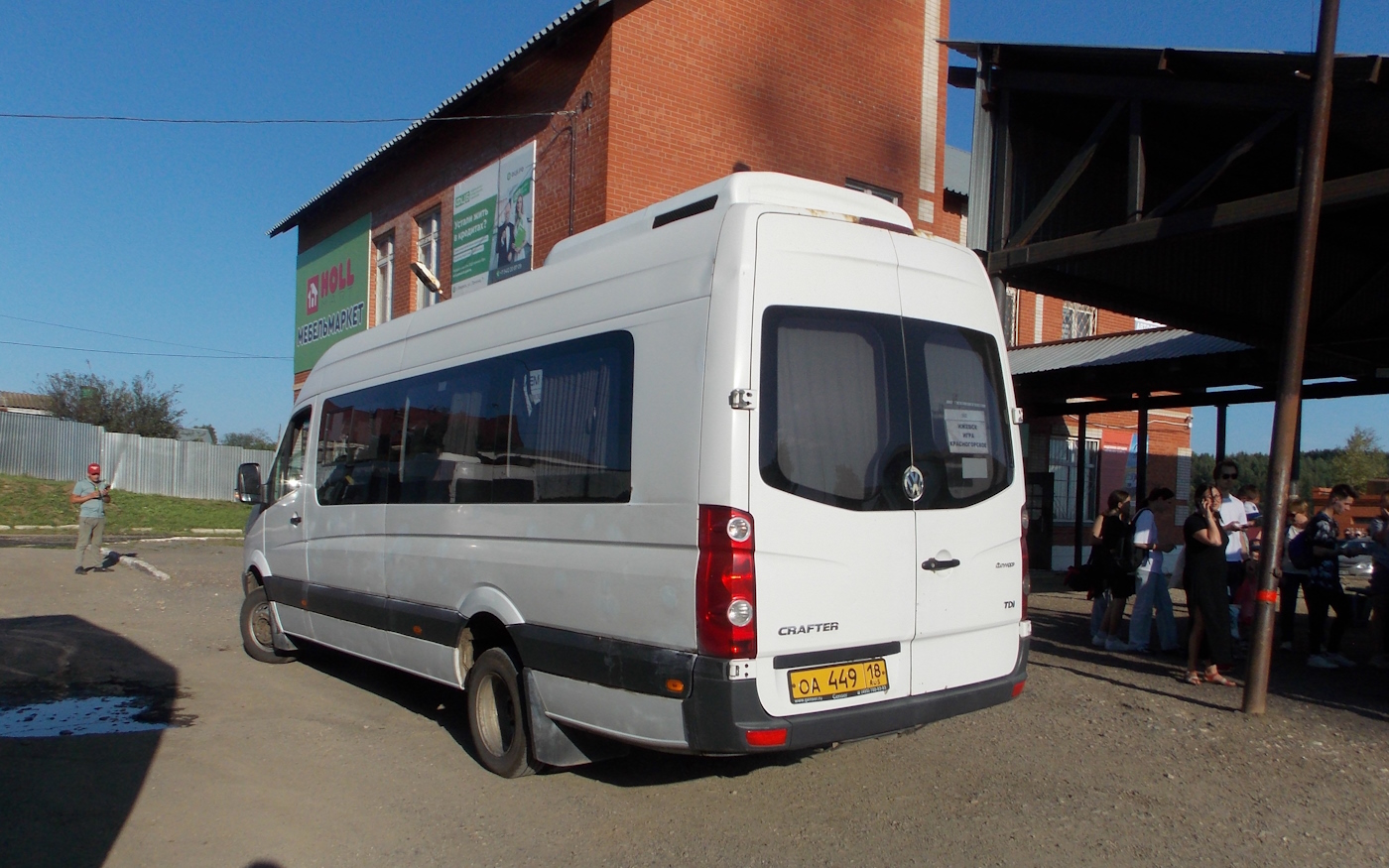 Удмуртия, Луидор-223700 (Volkswagen Crafter) № ОА 449 18
