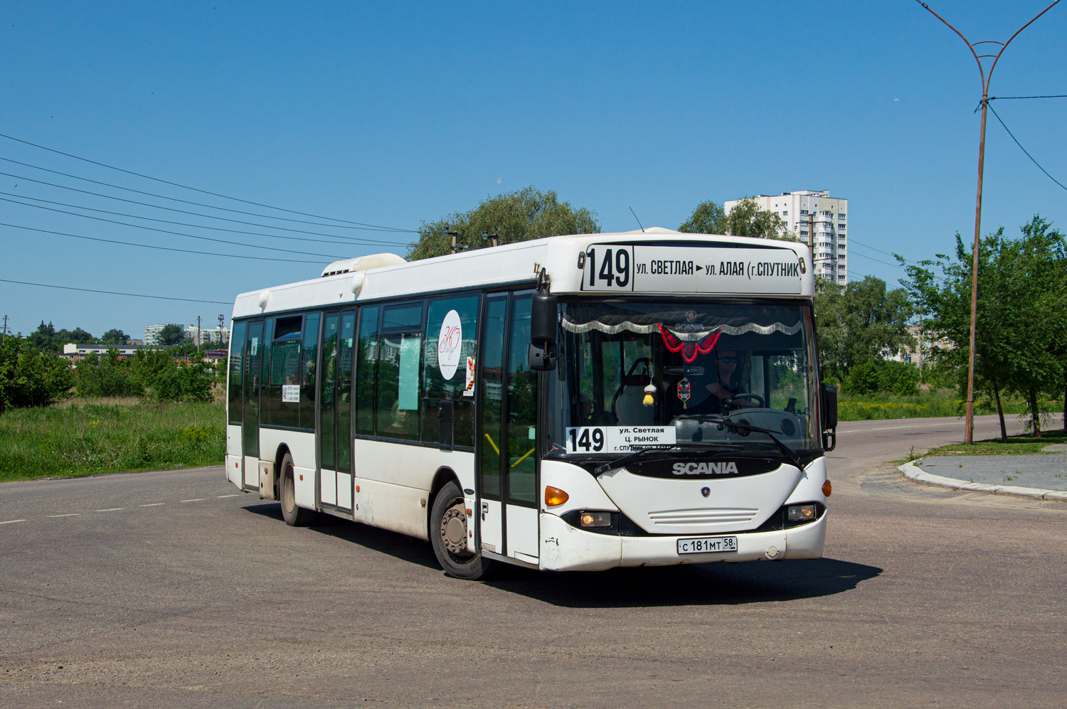 Пензенская область, Scania OmniLink I (Скания-Питер) № С 181 МТ 58