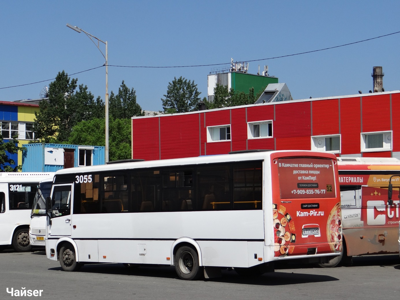 Камчатский край, ПАЗ-320414-04 "Вектор" (1-2) № 3055