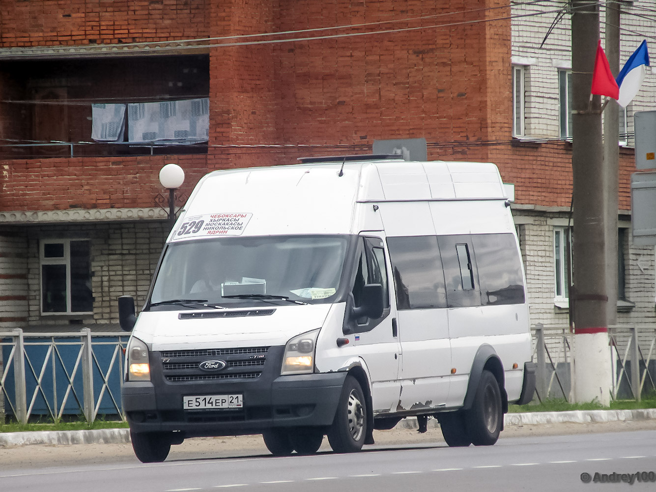 Чувашия, Нижегородец-222708  (Ford Transit) № Е 514 ЕР 21