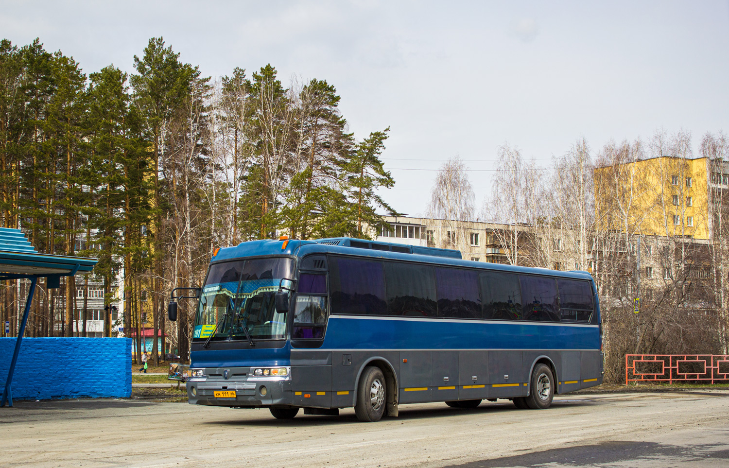 Свердловская область, Hyundai AeroExpress HSX № КМ 111 66 Свердловская область, Hyundai AeroExpress HSX № КМ 111 66