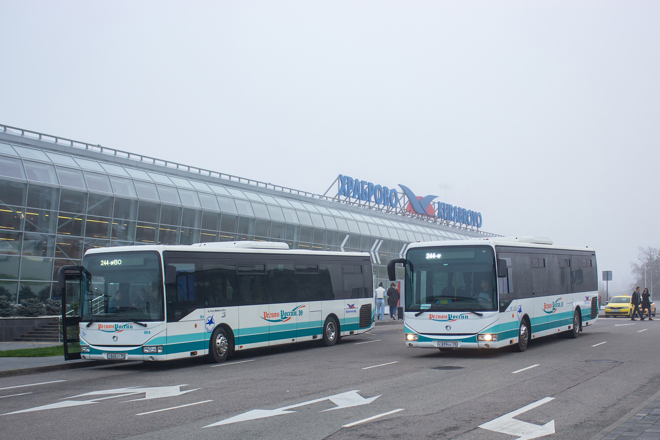 Калининградская область, Irisbus Crossway LE 12M № 004; Калининградская область, Irisbus Crossway LE 12M № 007