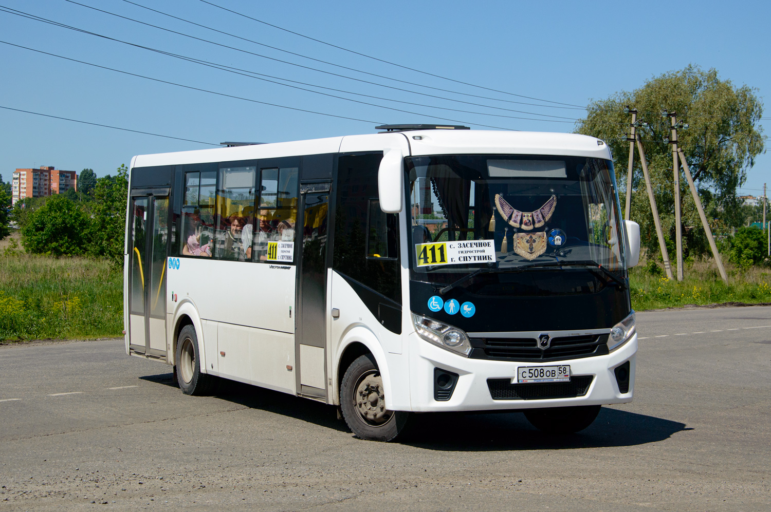 Obwód penzeński, PAZ-320415-04 "Vector Next" Nr С 508 ОВ 58