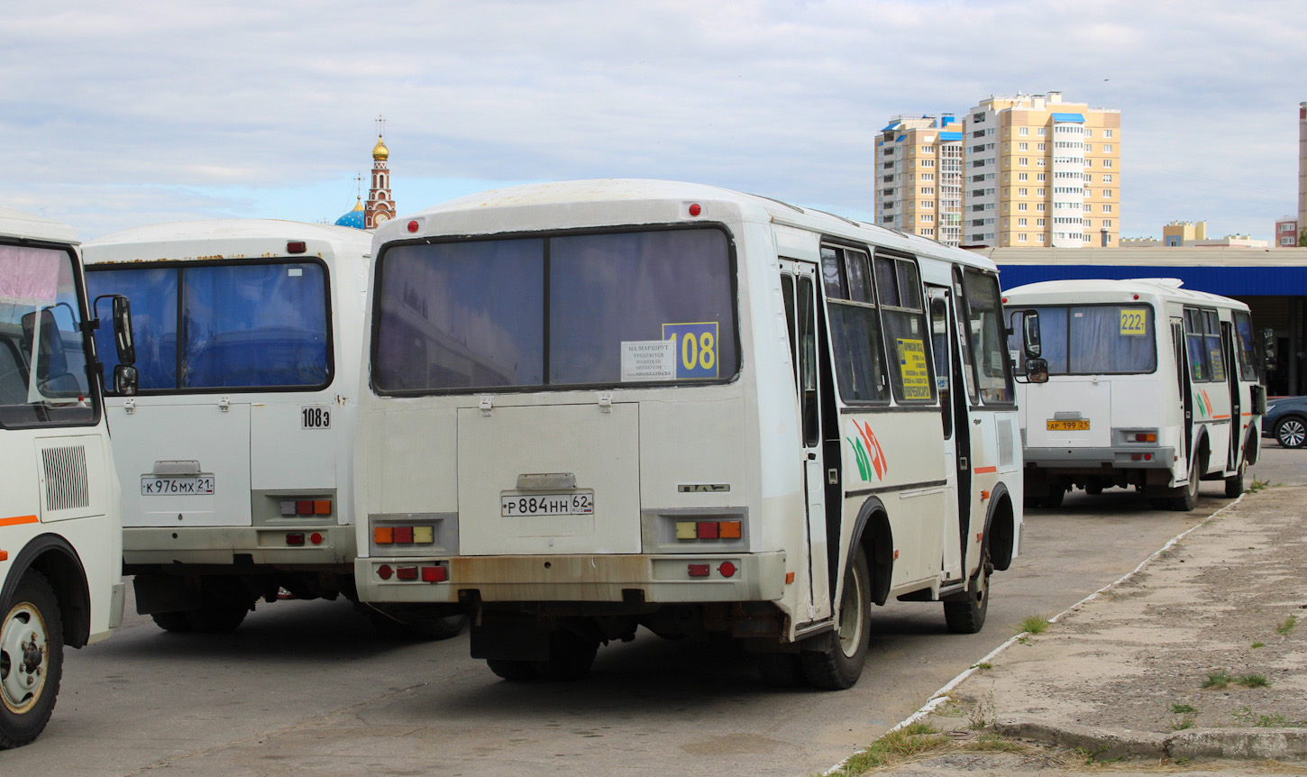 Чувашия, ПАЗ-32054 № Р 884 НН 62