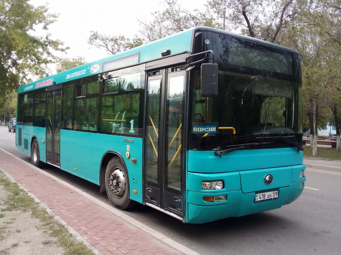 Карагандинская область, Yutong ZK6118HGA № 418 AN 09