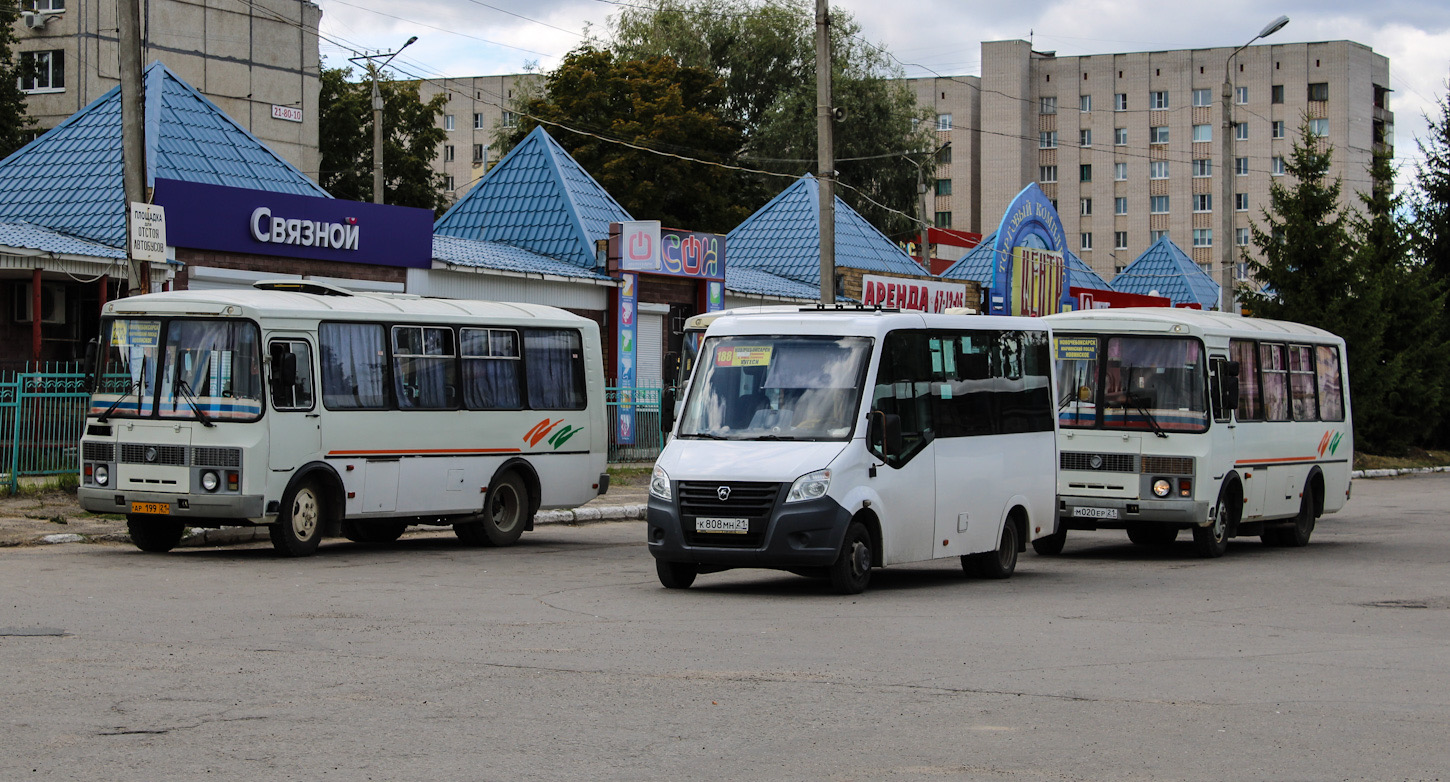 Чувашия, ПАЗ-32054 № АР 199 21; Чувашия, Луидор-2250DS (ГАЗ Next) № К 808 МН 21