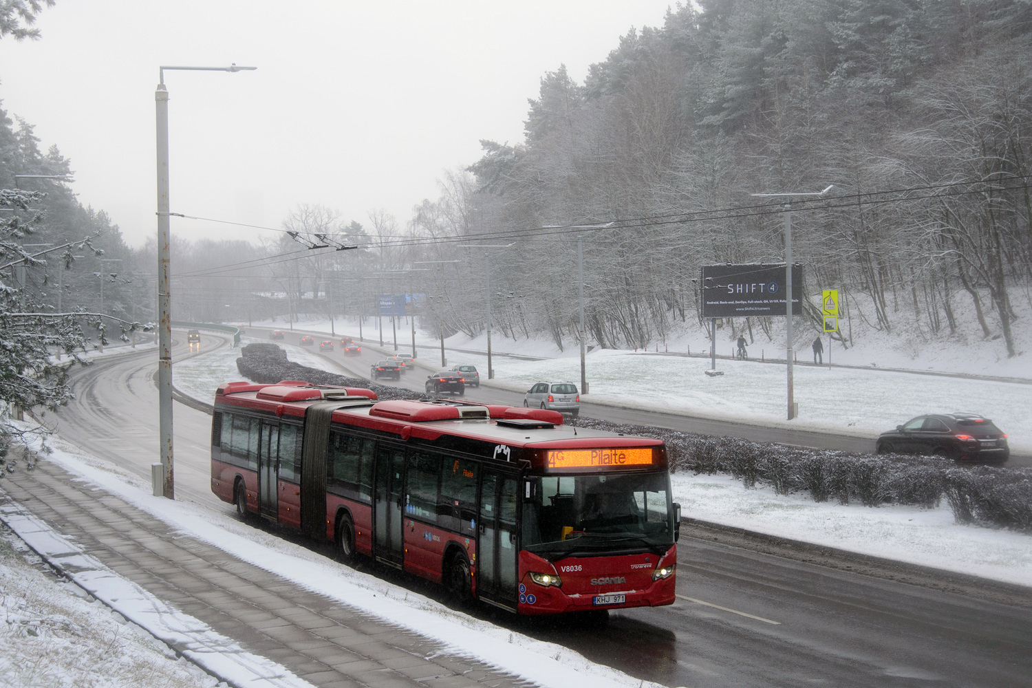 Литва, Scania Citywide LFA № V8036