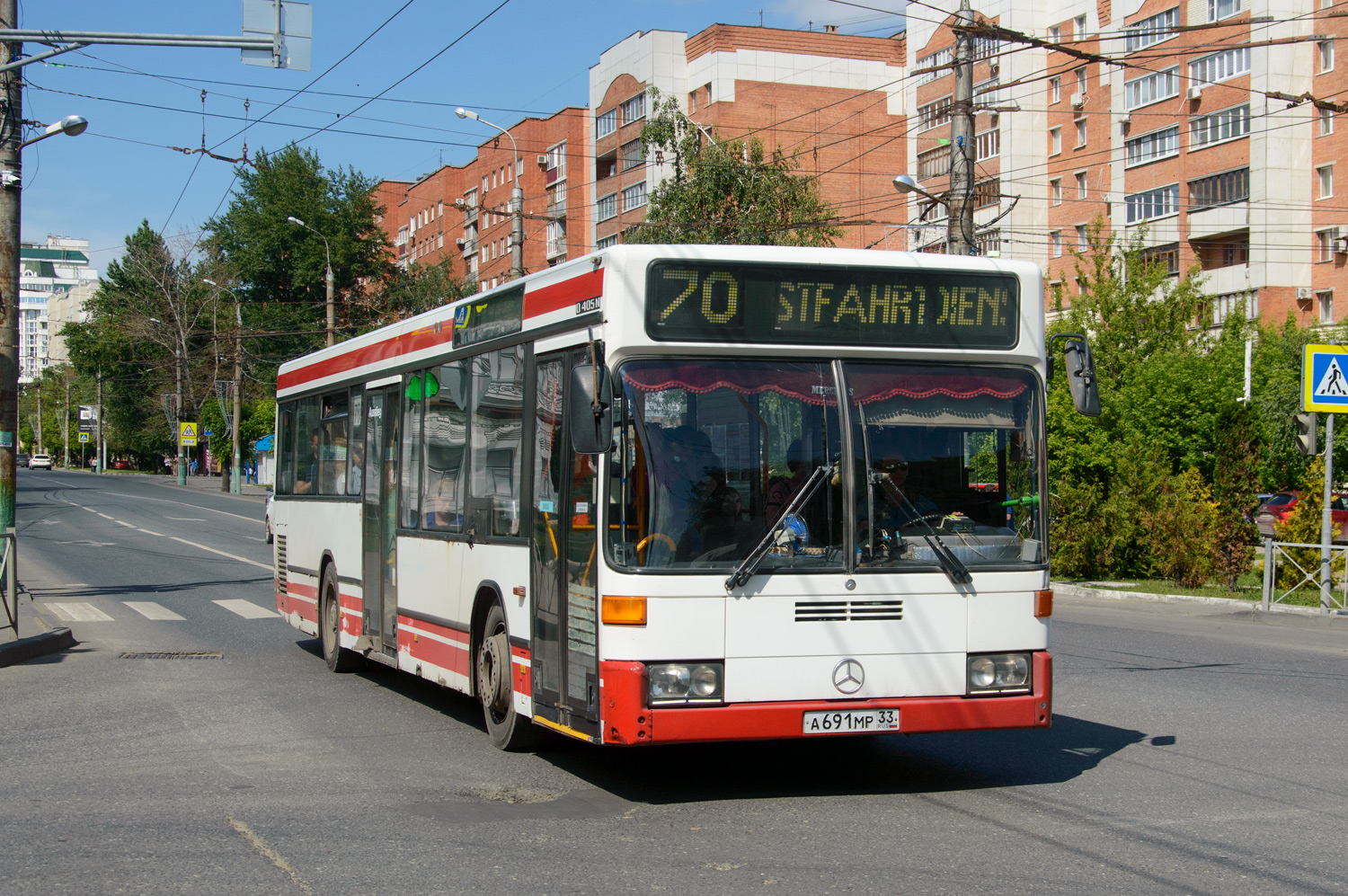 Пензенская область, Mercedes-Benz O405N2 № А 691 МР 33