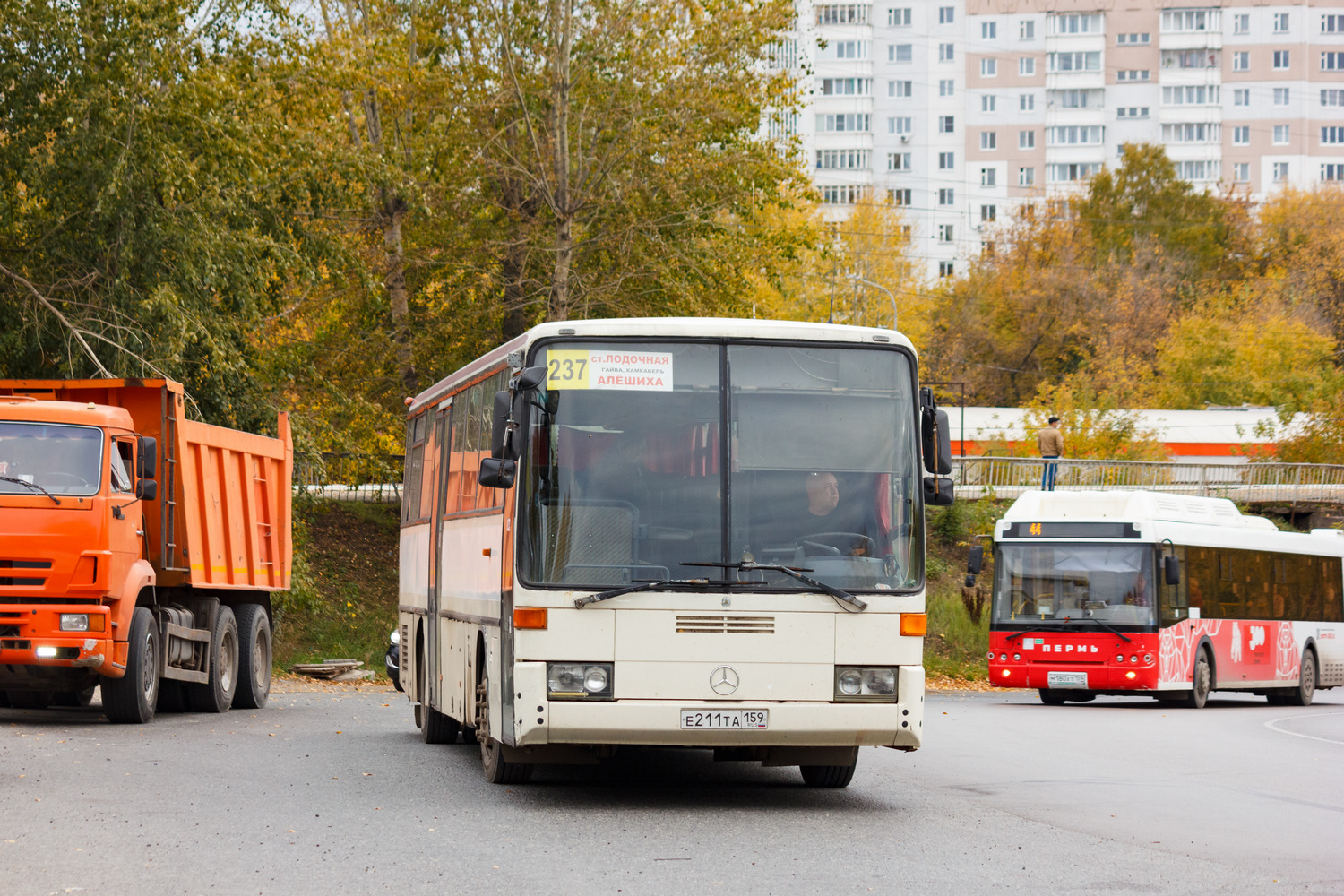 Пермский край, Mercedes-Benz O408 № АТ 718 59