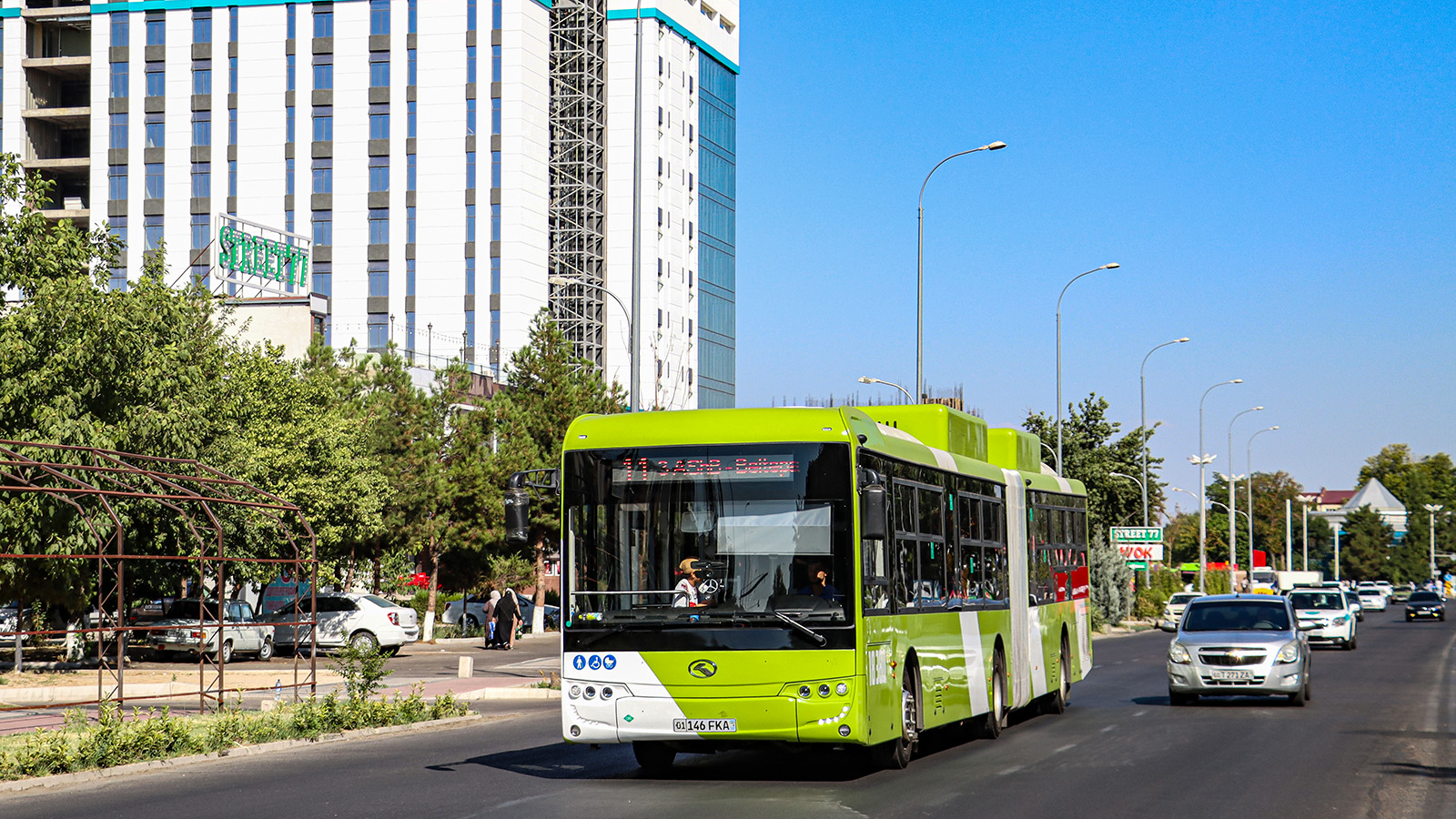 Узбекистан, King Long XMQ6180G № 18380