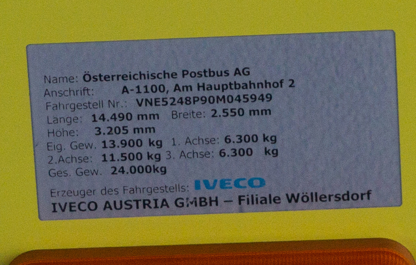 Австрия, IVECO Crossway LE LINE 14.5M № BD 16016