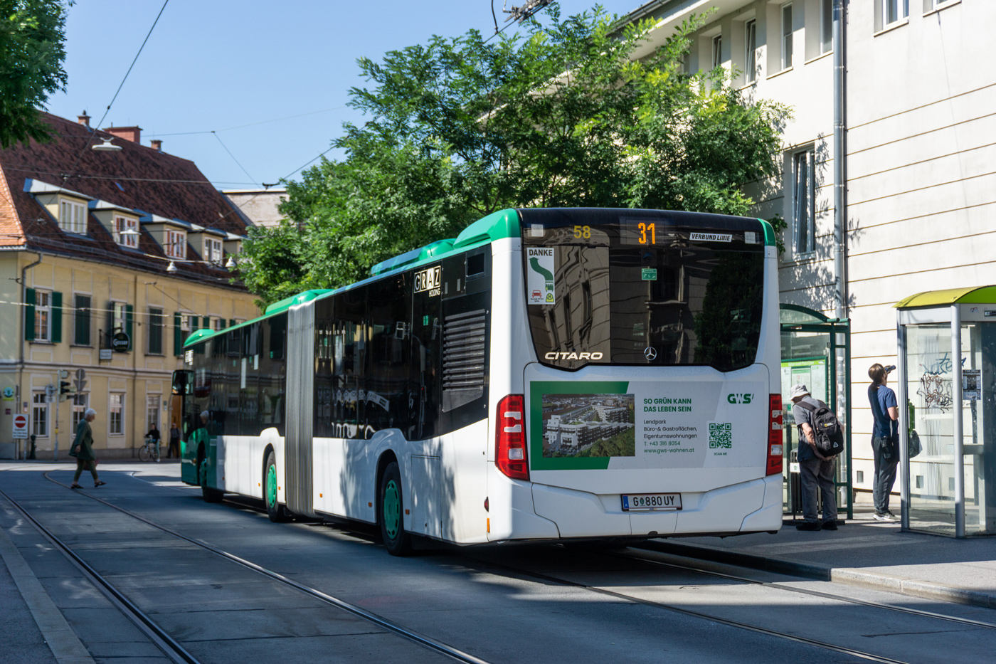 Австрия, Mercedes-Benz Citaro C2 G № 58