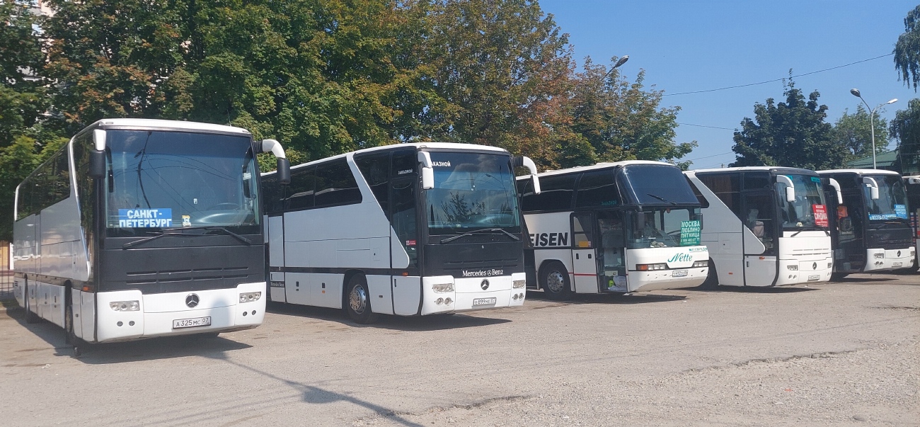 Кабардино-Балкария, Mercedes-Benz O403SHD № А 325 МС 07; Кабардино-Балкария, Neoplan N116 Cityliner № Т 492 ЕО 06; Кабардино-Балкария, Mercedes-Benz O403SHD № В 826 МХ 07; Кабардино-Балкария, Mercedes-Benz O403SHD № О 324 КУ 799