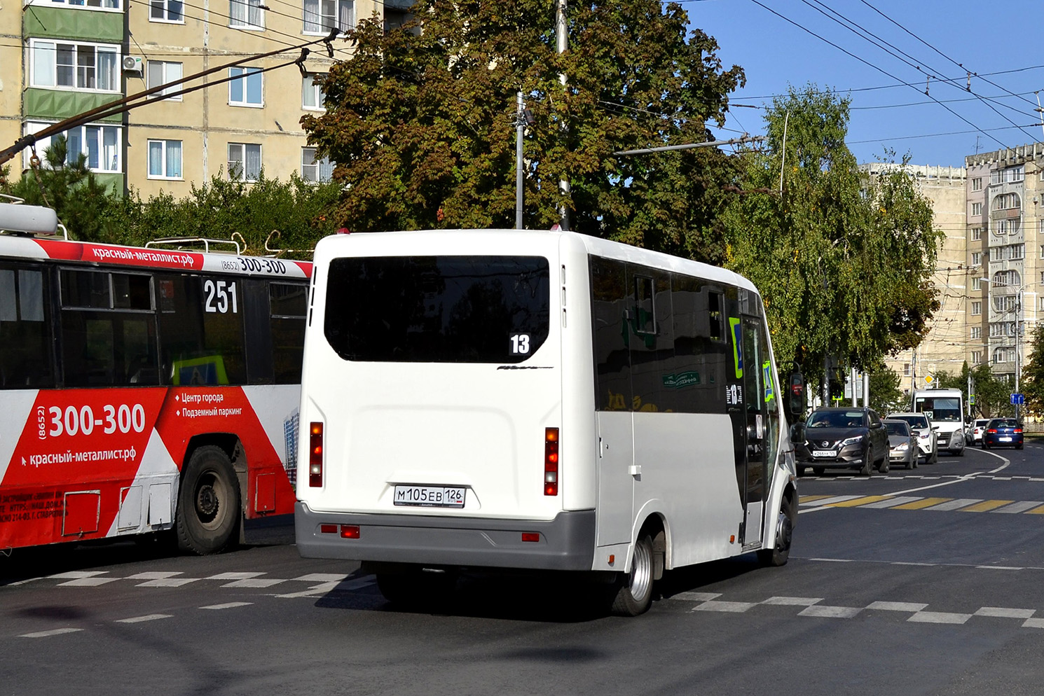 Ставропольский край, ГАЗ-A64R42 Next № М 105 ЕВ 126