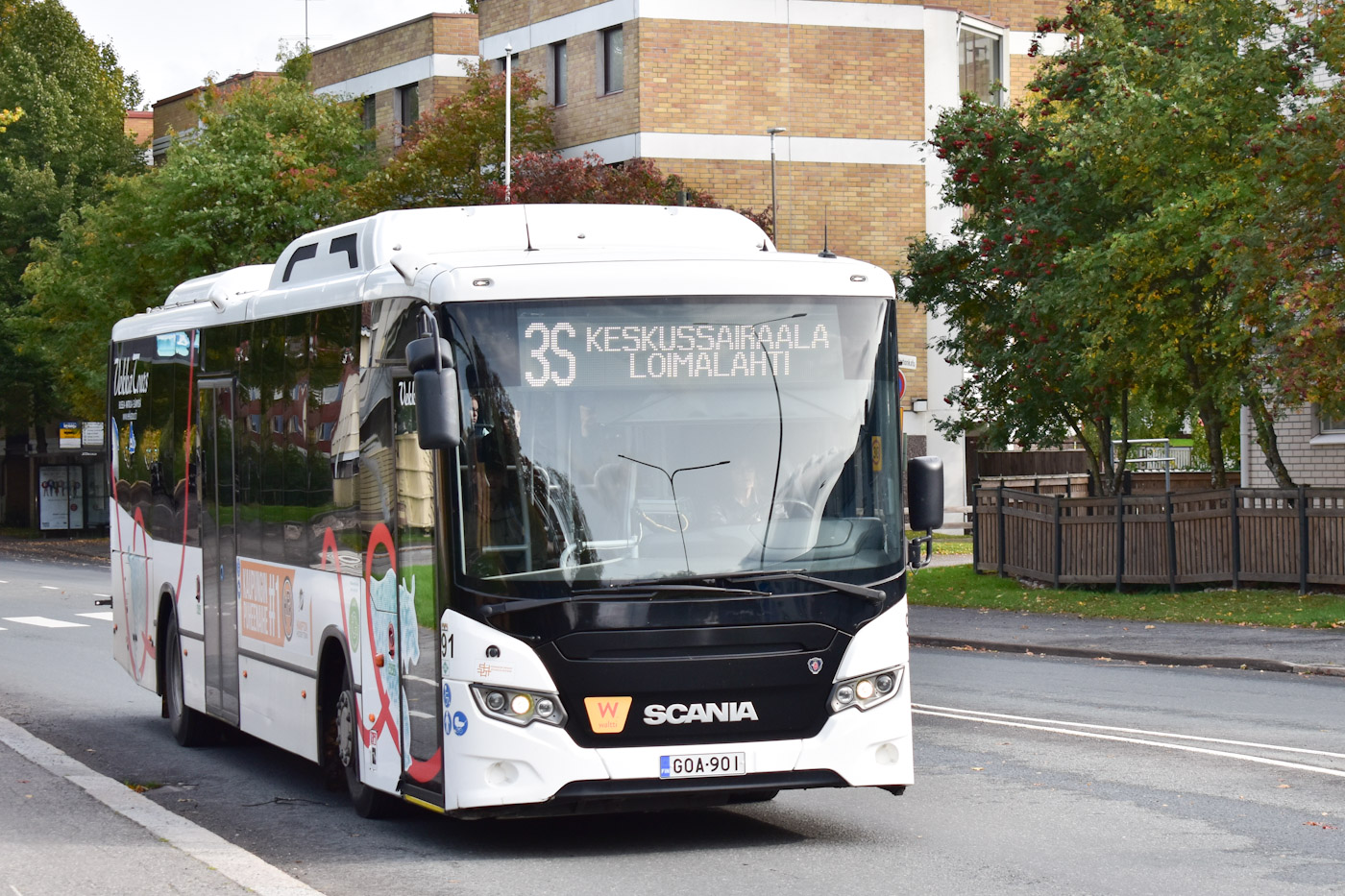 Финляндия, Scania Citywide LE Suburban № 91