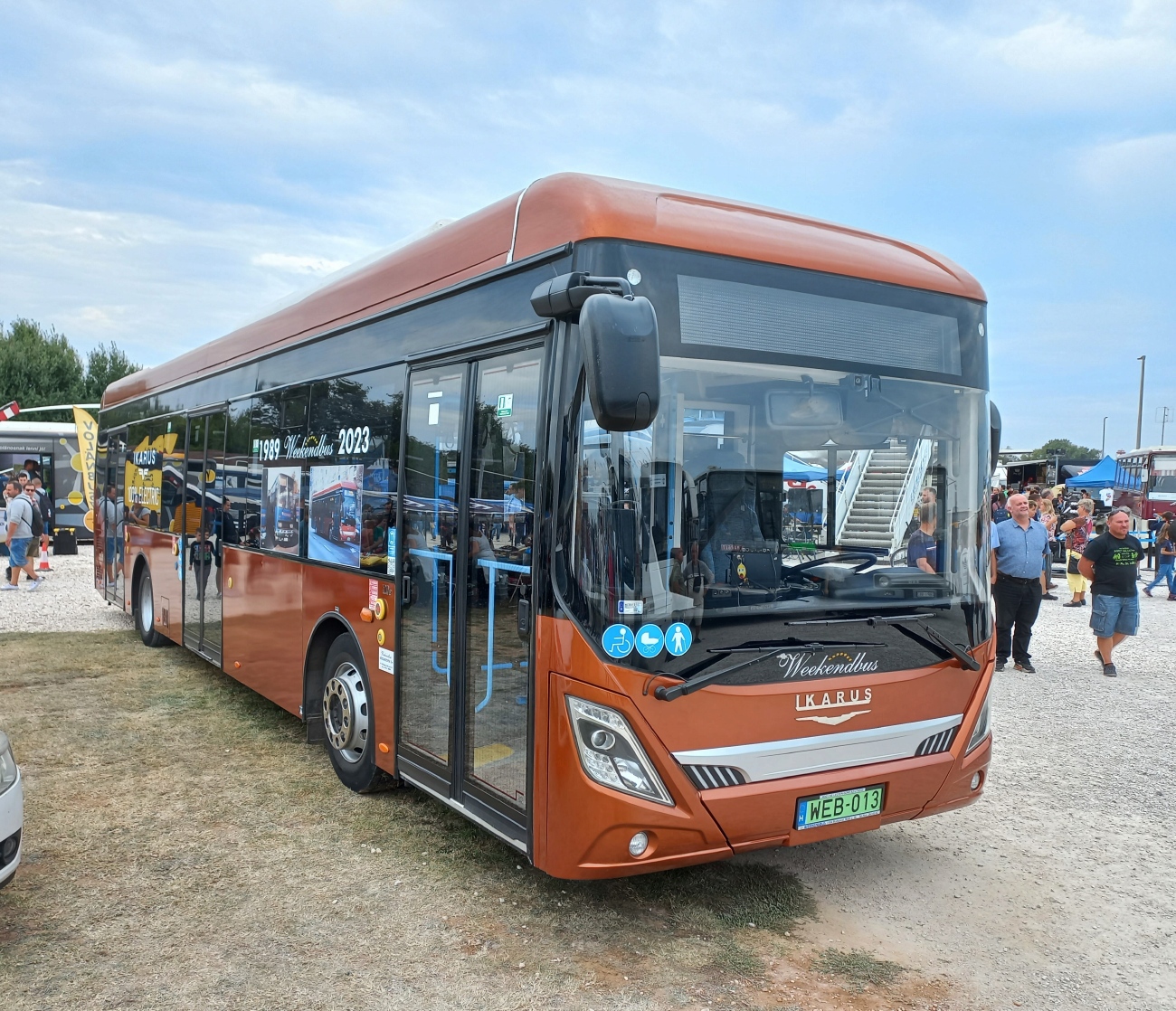 Венгрия, Ikarus 120.EL № WEB-013; Венгрия — V. Ikarus Találkozó, Aeropark (2023)