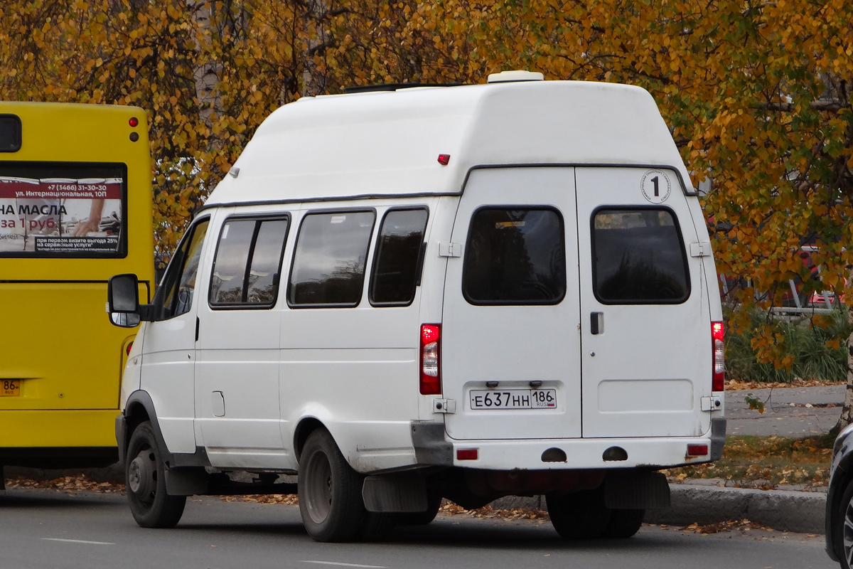 Ханты-Мансийский АО, Луидор-225001 (ГАЗ-3221) № Е 637 НН 186