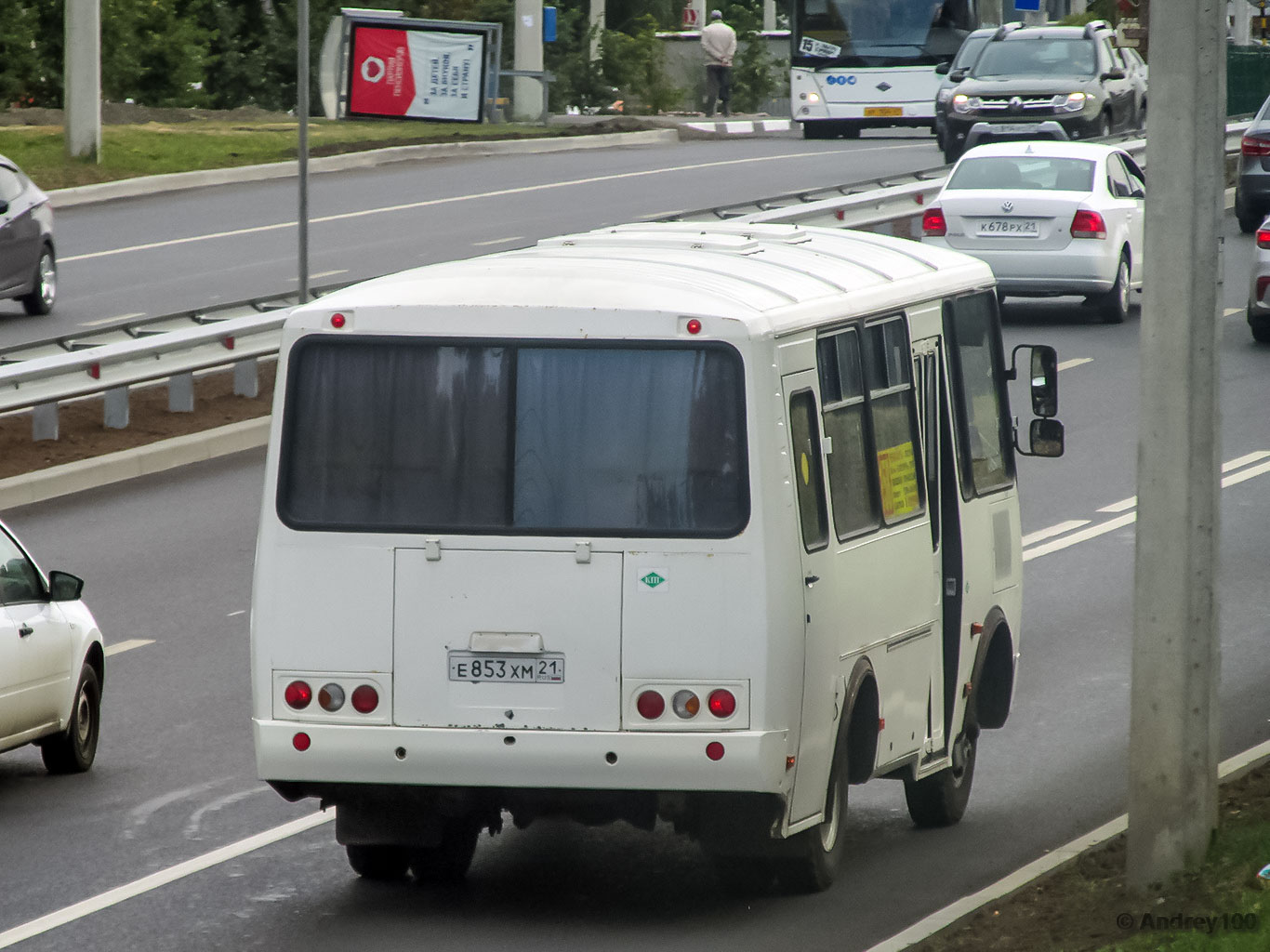 Чувашия, ПАЗ-320530-12 № Е 853 ХМ 21; Чувашия, Lotos-206 № АР 104 21