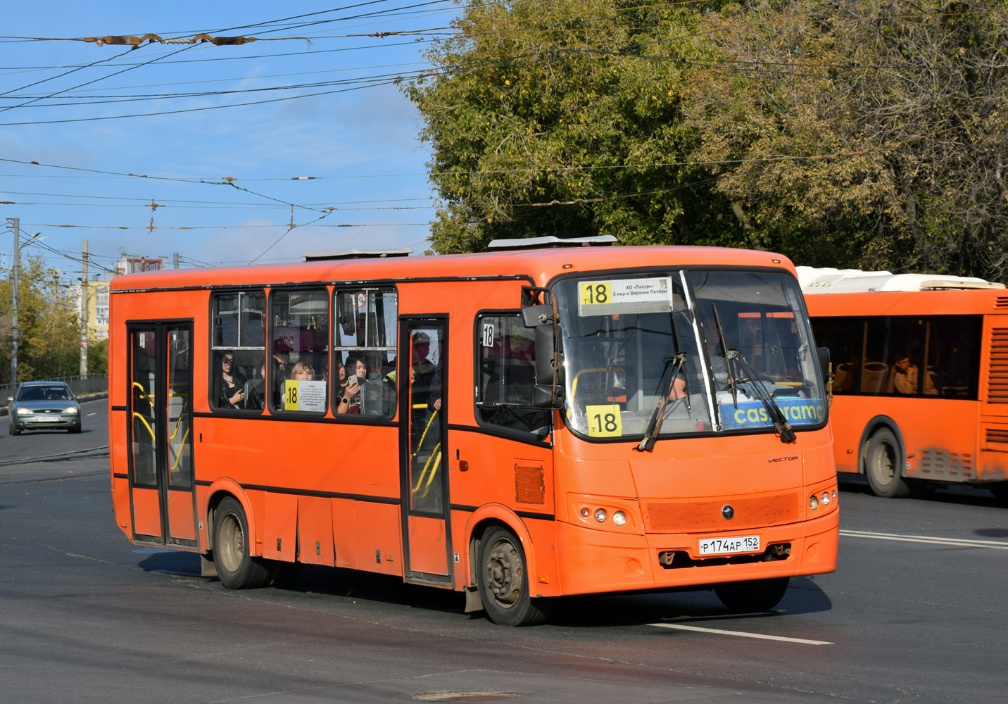 Нижегородская область, ПАЗ-320414-05 "Вектор" № Р 174 АР 152