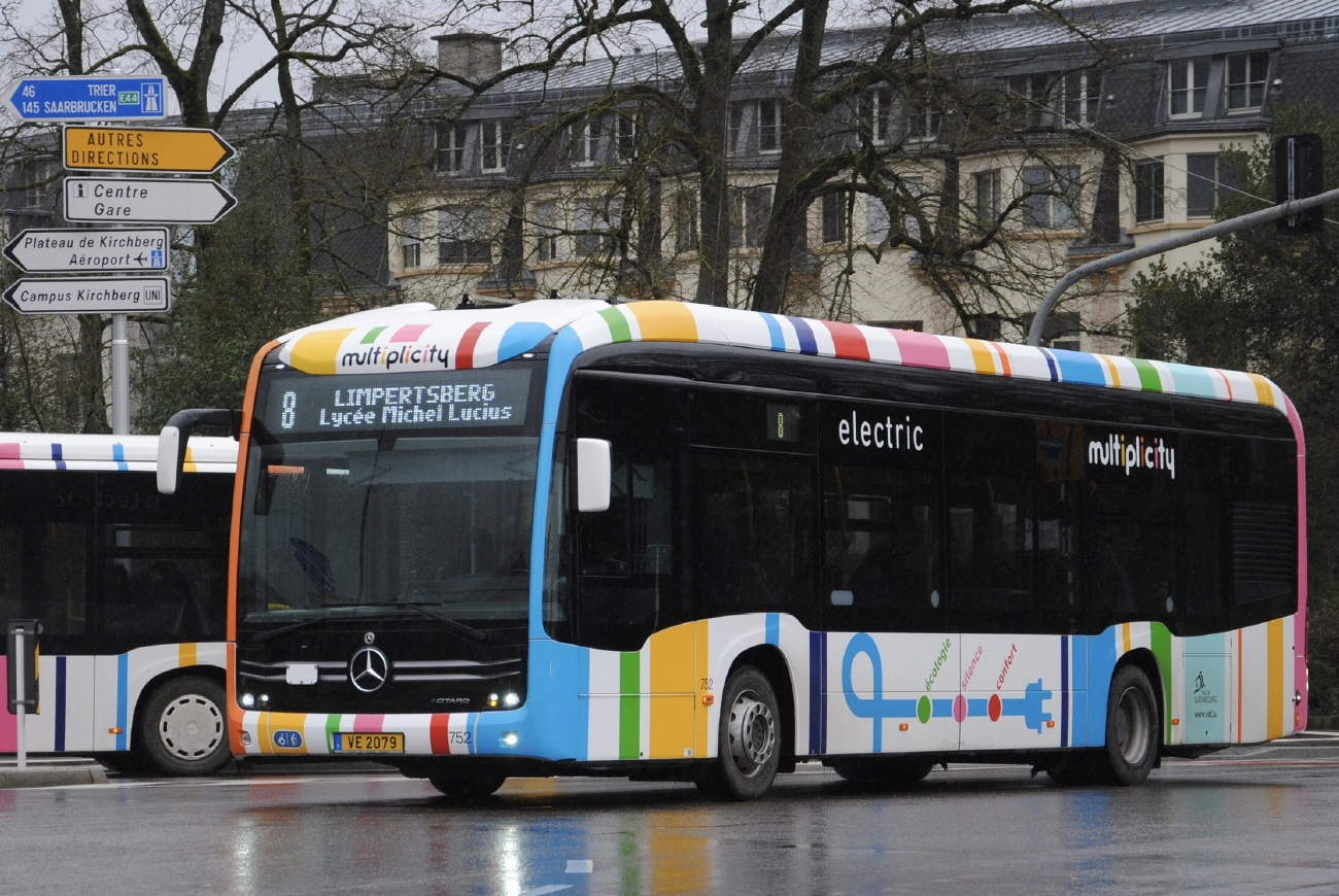 Люксембург, Mercedes-Benz eCitaro № 752