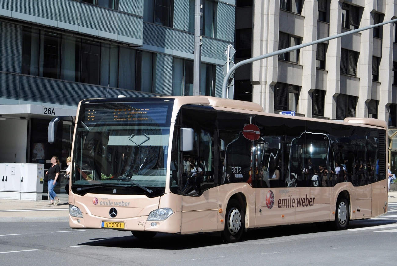 Luxembourg, Mercedes-Benz Citaro C2 Ü # 747