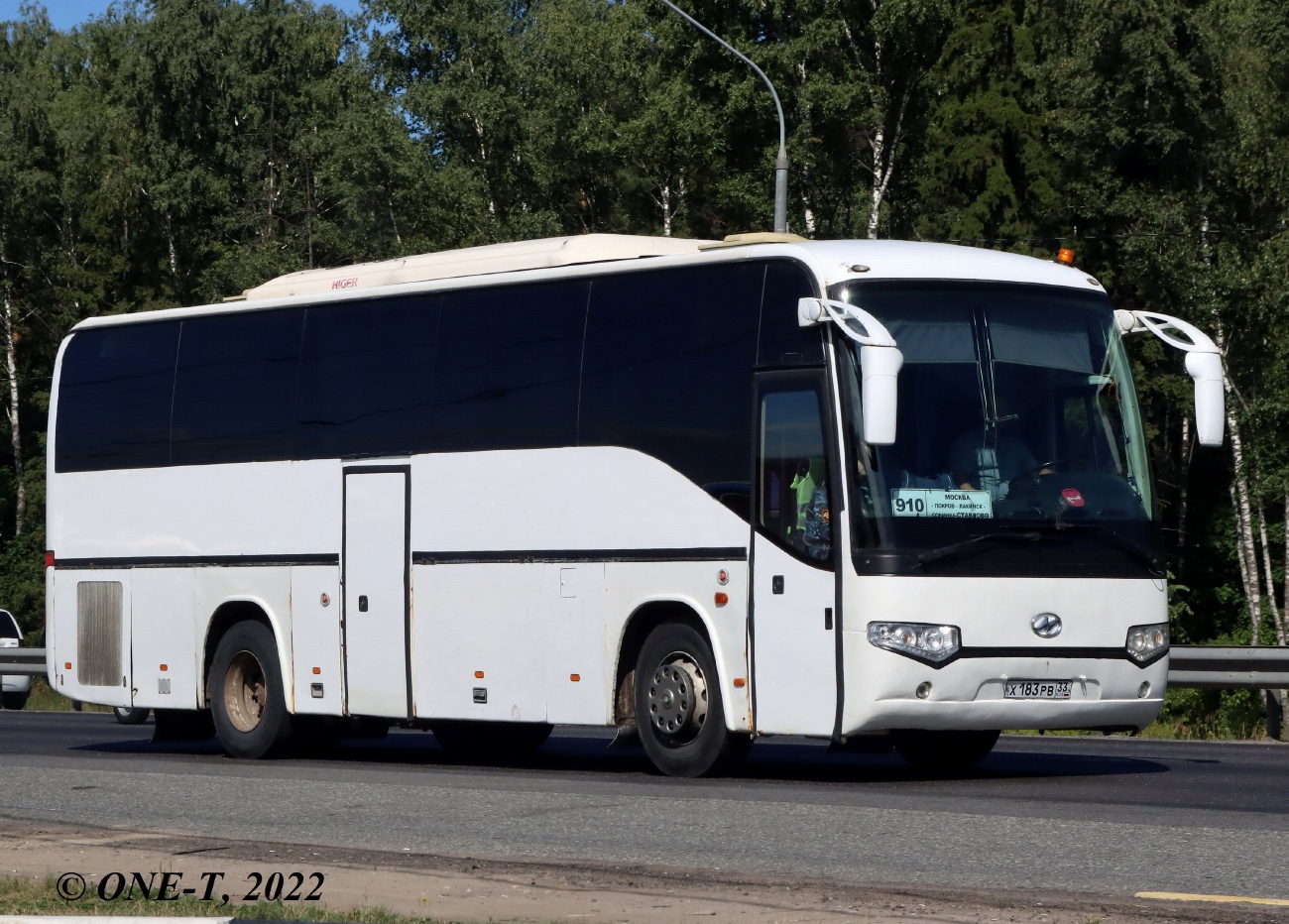 Владимирская область, Higer KLQ6109Q № Х 183 РВ 33