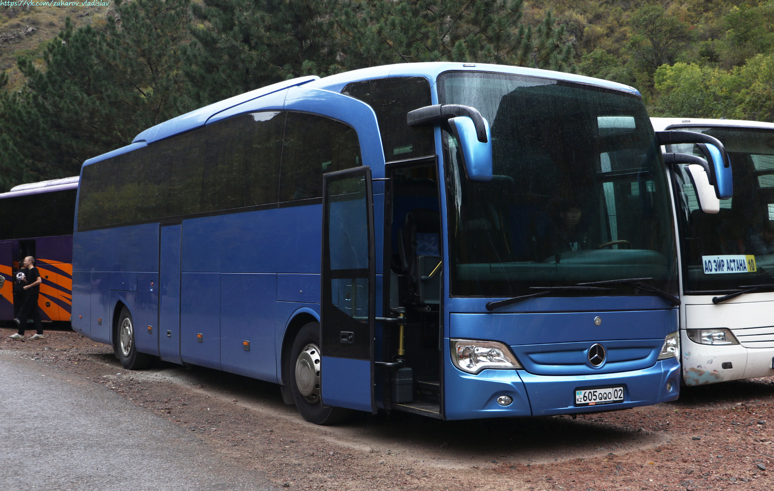 Алматы, Mercedes-Benz Travego II 15RHD № 605 QQO 02