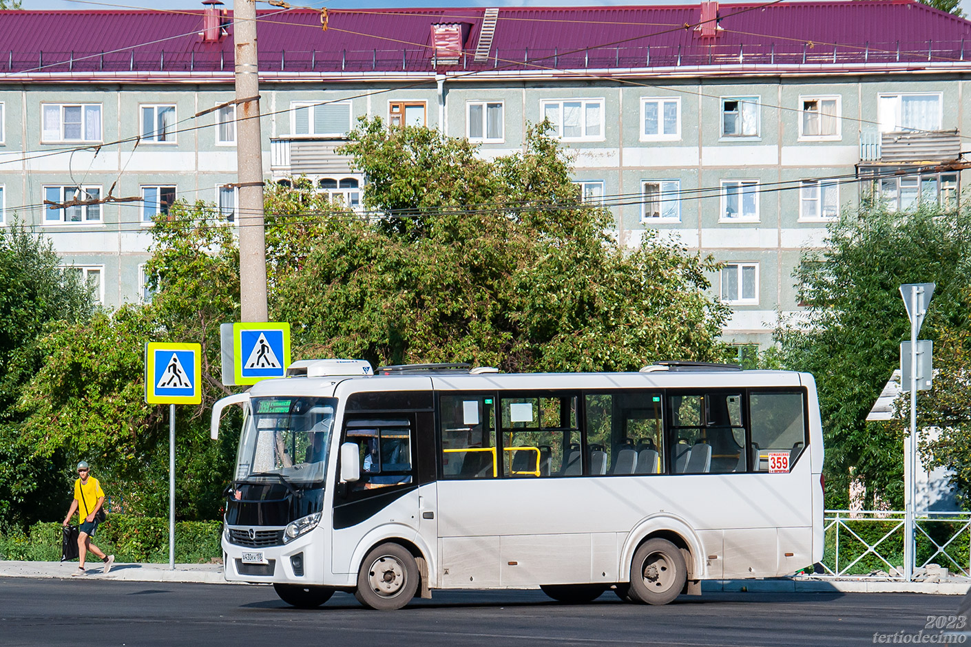 Omsk region, PAZ-320405-14 "Vector Next" # А 430 КН 155