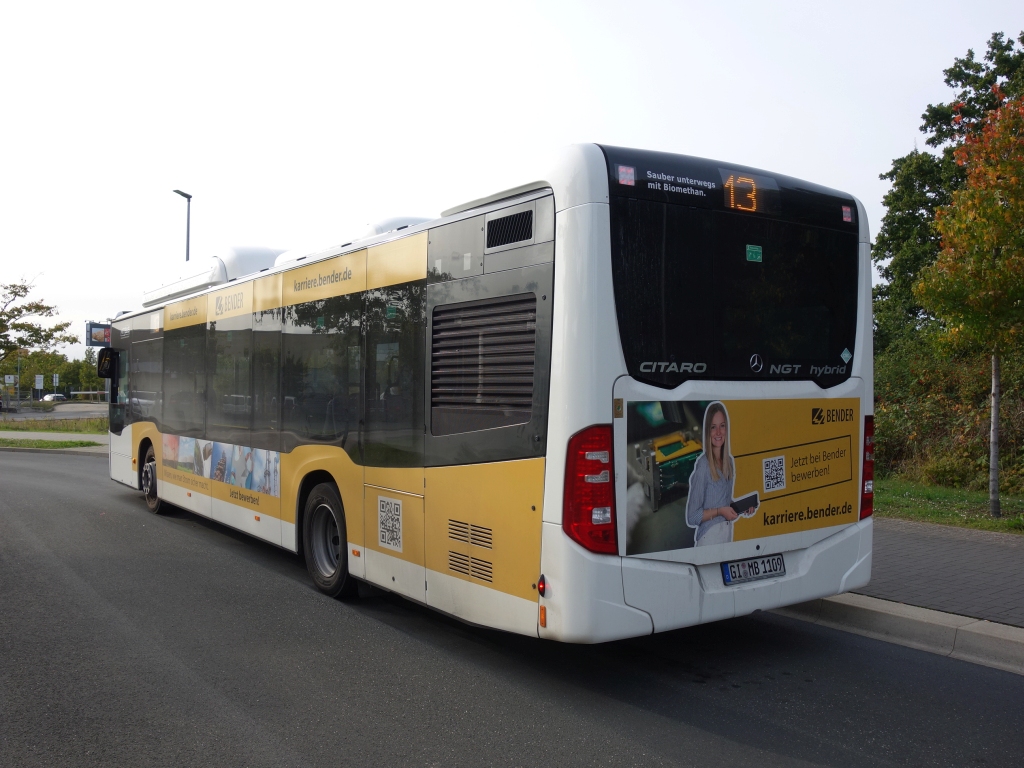 Гессен, Mercedes-Benz Citaro C2 NGT hybrid № 9