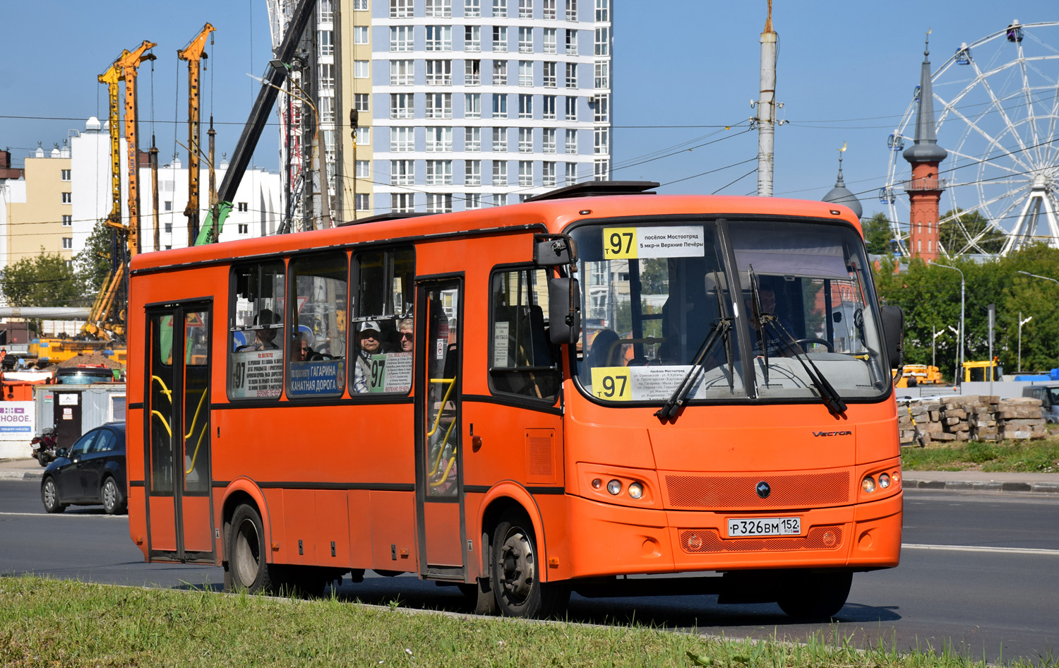 Нижегородская область, ПАЗ-320414-05 "Вектор" № Р 326 ВМ 152