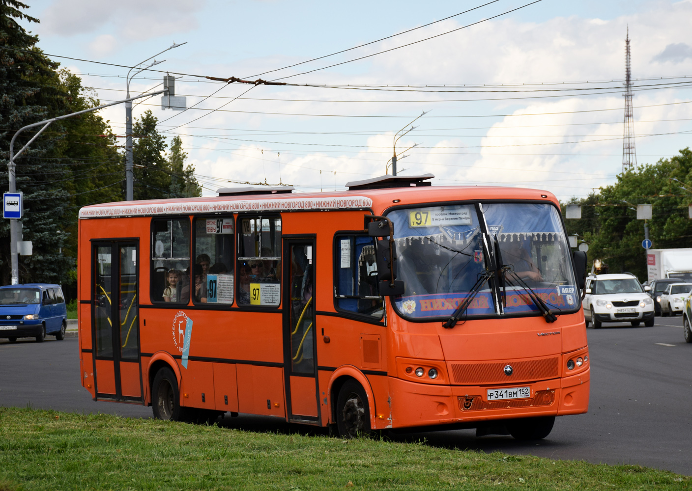 Нижегородская область, ПАЗ-320414-05 "Вектор" № Р 341 ВМ 152