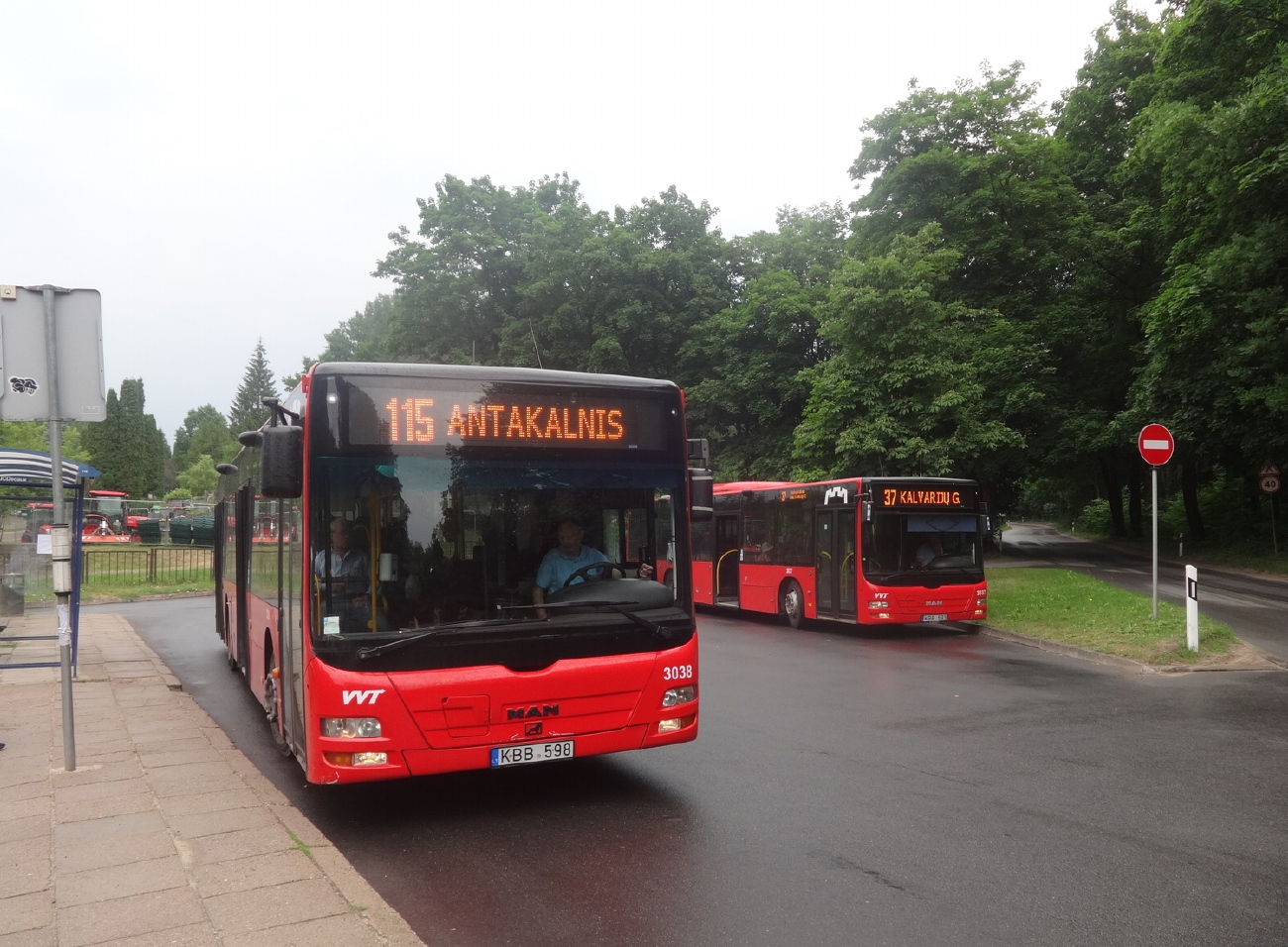 Литва, MAN A21 Lion's City NL273 № 3038; Литва — Конечные пункты, автобусные вокзалы