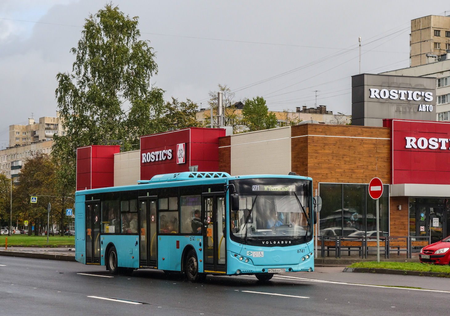 Sankt Peterburgas, Volgabus-5270.G2 (LNG) Nr. 6741
