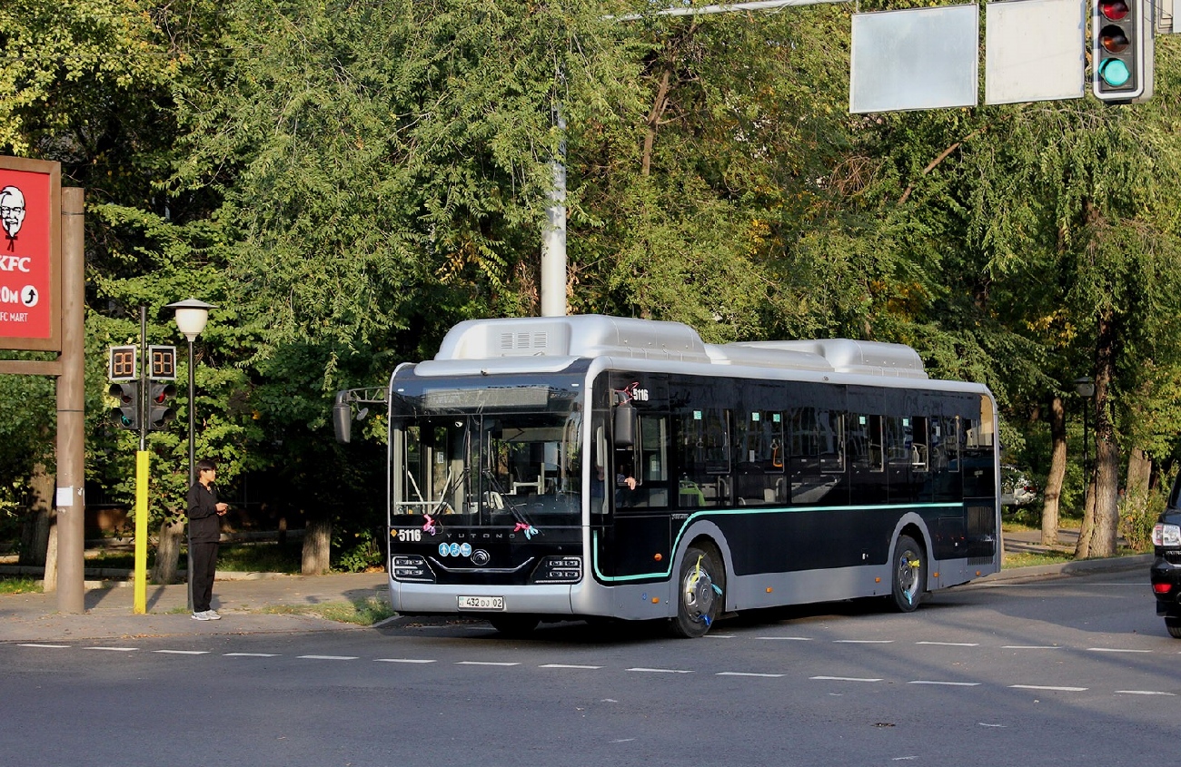 Алматы, Yutong ZK6116HG (QazTehna) № 5116 Алматы, Yutong ZK6116HG (QazTehna) № 5116