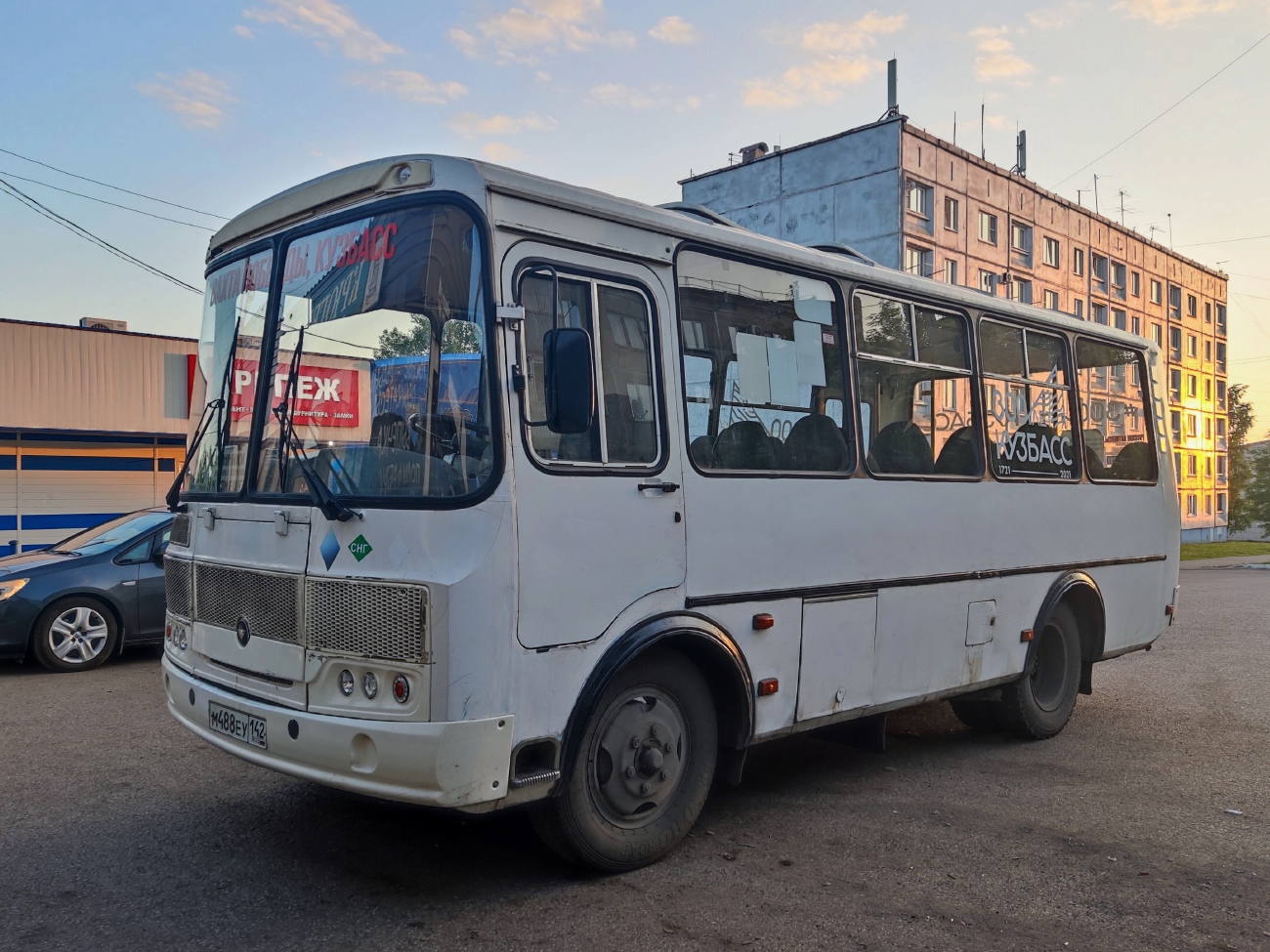 Кемеровская область - Кузбасс, ПАЗ-32054 № М 488 ЕУ 142