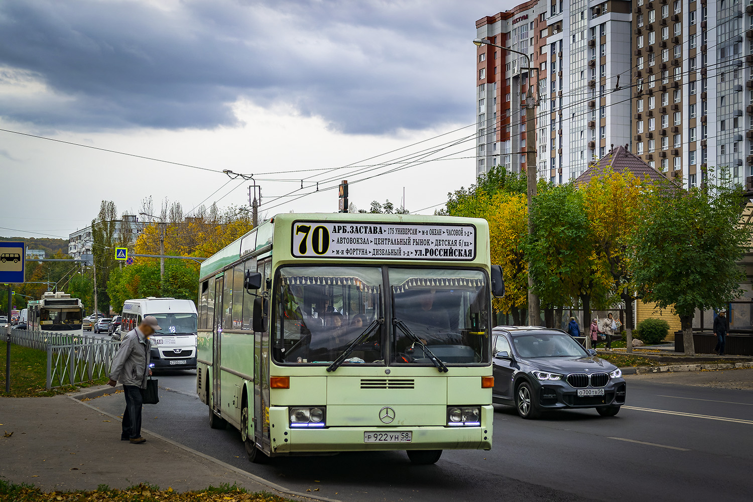 Пензенская область, Mercedes-Benz O405 № Р 922 УН 58