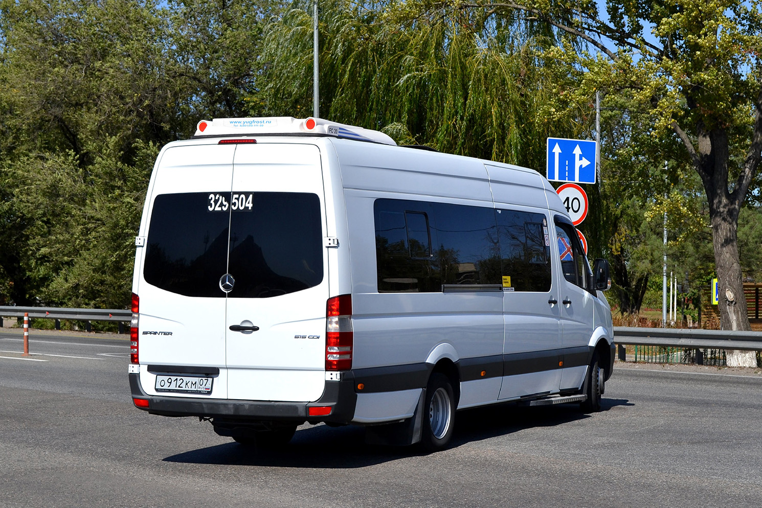 Кабардино-Балкария, Луидор-22360C (MB Sprinter) № О 912 КМ 07