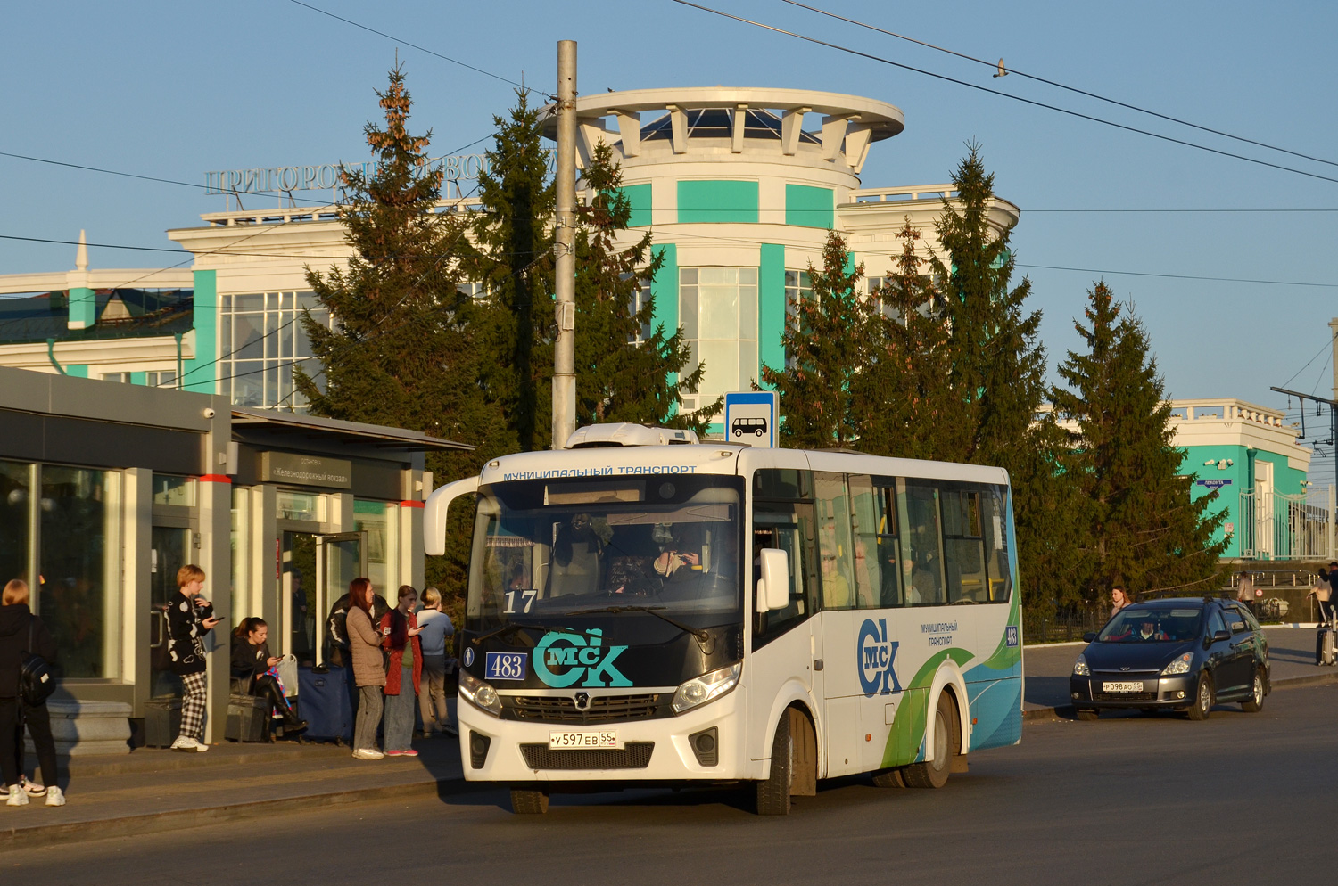 Omsk region, PAZ-320435-04 "Vector Next" Nr. 483