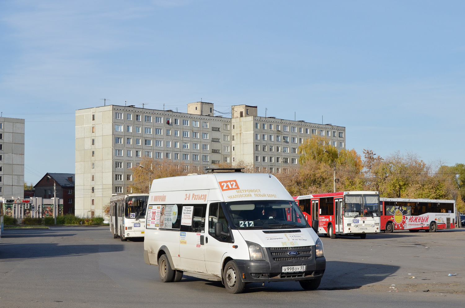 Omsk region, Imya-M-3006 (Z9S) (Ford Transit) Nr. Х 998 ОУ 55