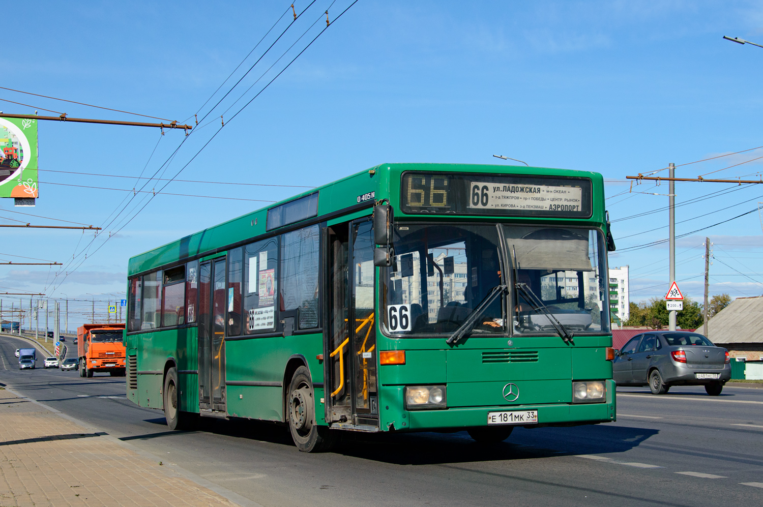 Пензенская область, Mercedes-Benz O405N2 № Е 181 МК 33