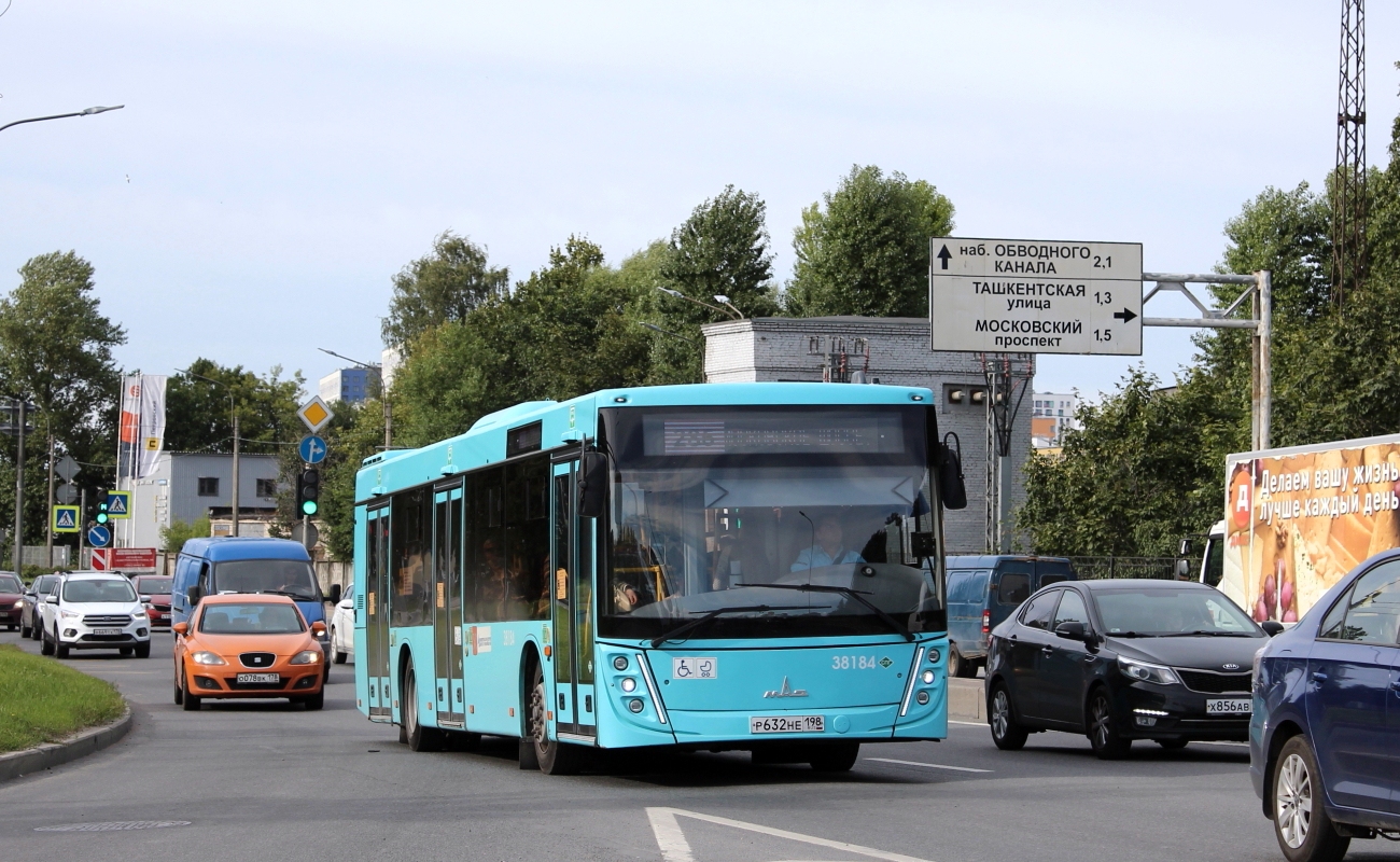 Санкт-Петербург, МАЗ-203.947 № 38184