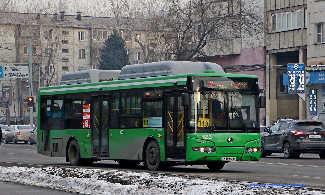 Алматы, Yutong ZK6118HGA № 593