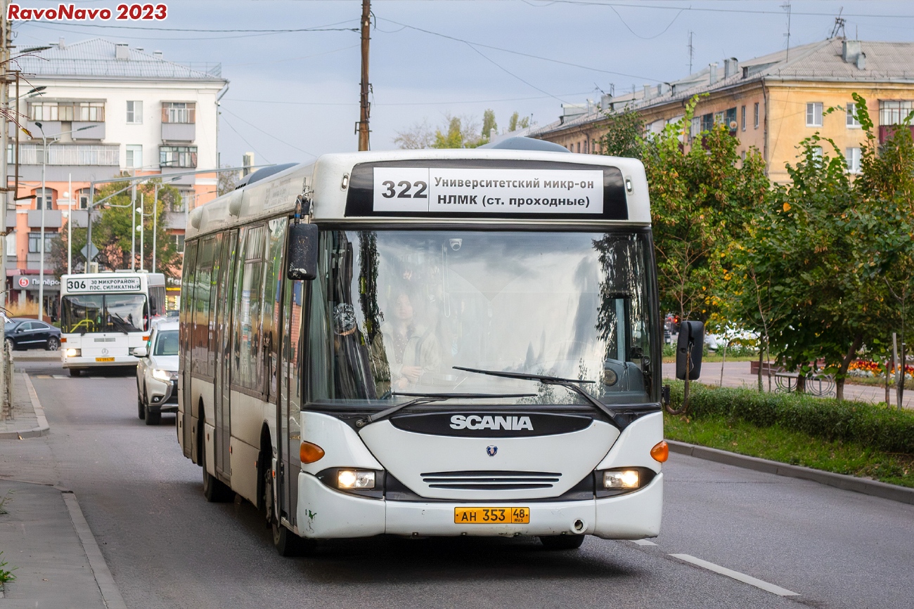 Липецкая область, Scania OmniLink I (Скания-Питер) № АН 353 48