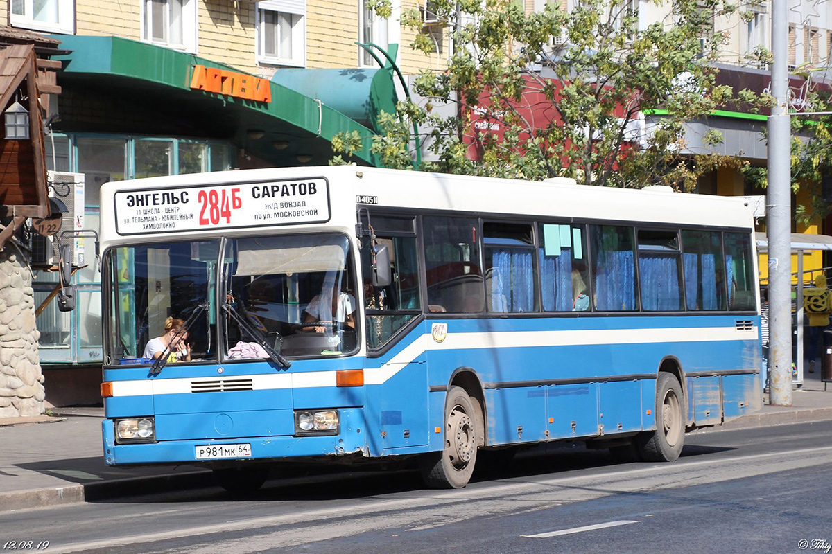 Саратовская область, Mercedes-Benz O405N № Р 981 МК 64